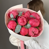 Букет "9 пионов"